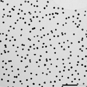 Size distribution 20nm gold particles